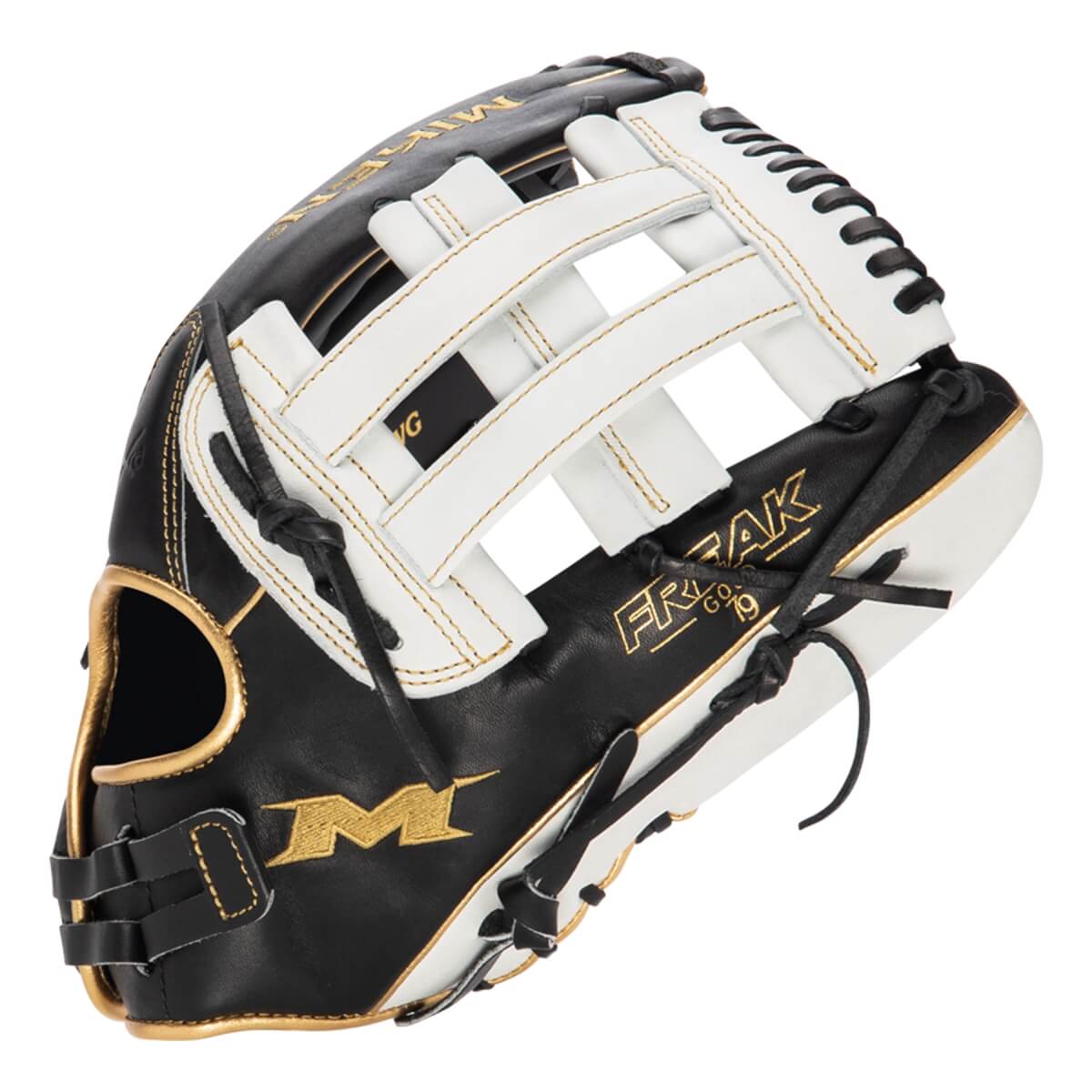 Miken Pro Series Freak Gold 13.5" Slow Pitch Softball Glove: PRO135-BWG: Image #421454