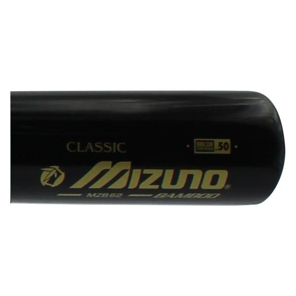 Mizuno Bamboo Classic BBCOR Wood Baseball Bat MZB62 Black / Matte