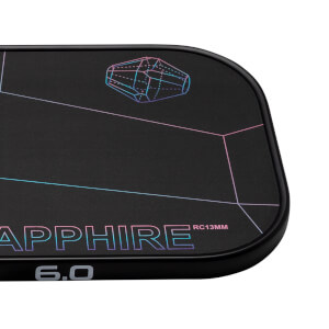 Six Zero Sapphire Gen2 Carbon Fiber Pickleball Paddle: Image #449423