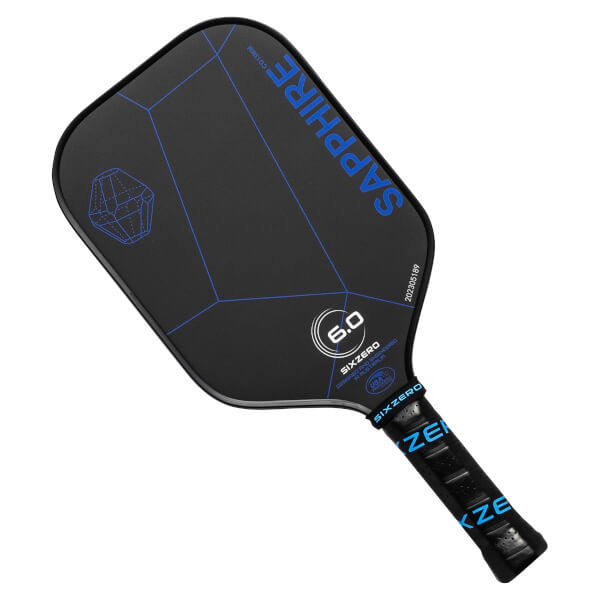 Six Zero Sapphire Carbon Fiber Pickleball Paddle