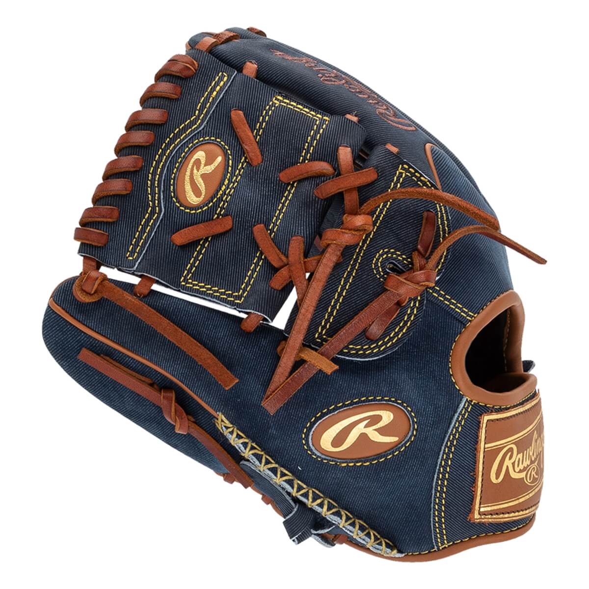 Rawlings Heart of the Hide Pro Label Denim 11.75" Baseball Glove: PRO205W-9D: Image #448779