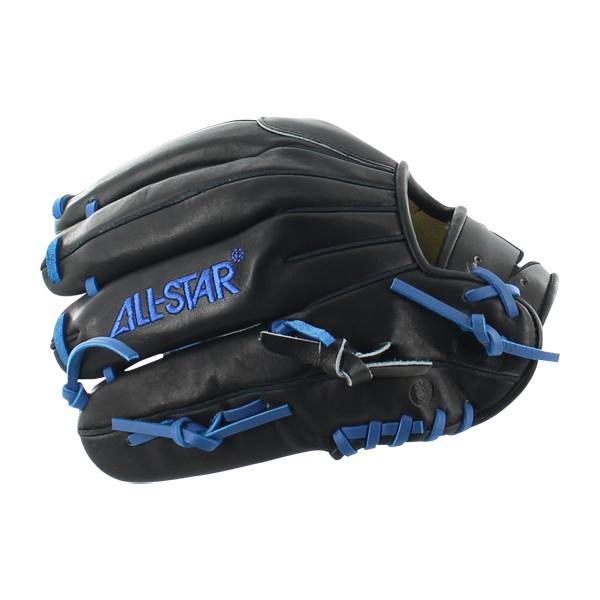 All Star System Seven 11.5" Baseball Glove: FGS7-IF Black / Royal: Image #317084