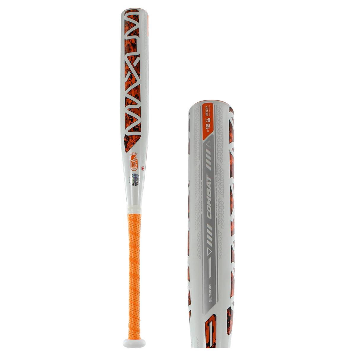 COMBAT MAXUM -10 2 5/8 Senior League Baseball Bat (SL7MX110
