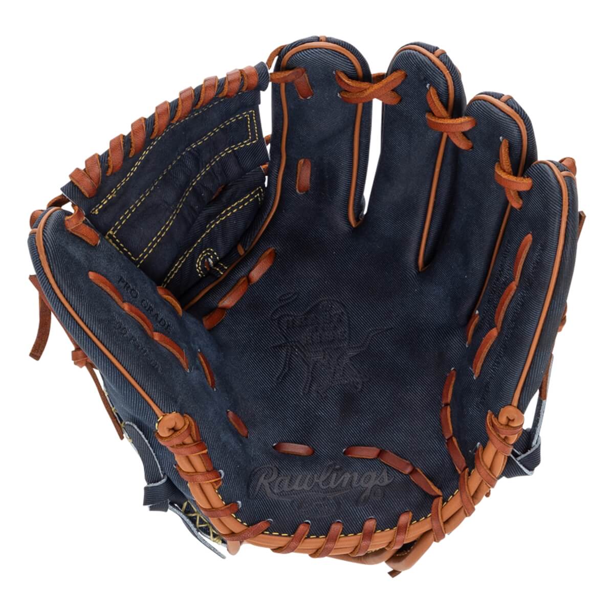 Rawlings Heart of the Hide Pro Label Denim 11.75" Baseball Glove: PRO205W-9D: Image #448683