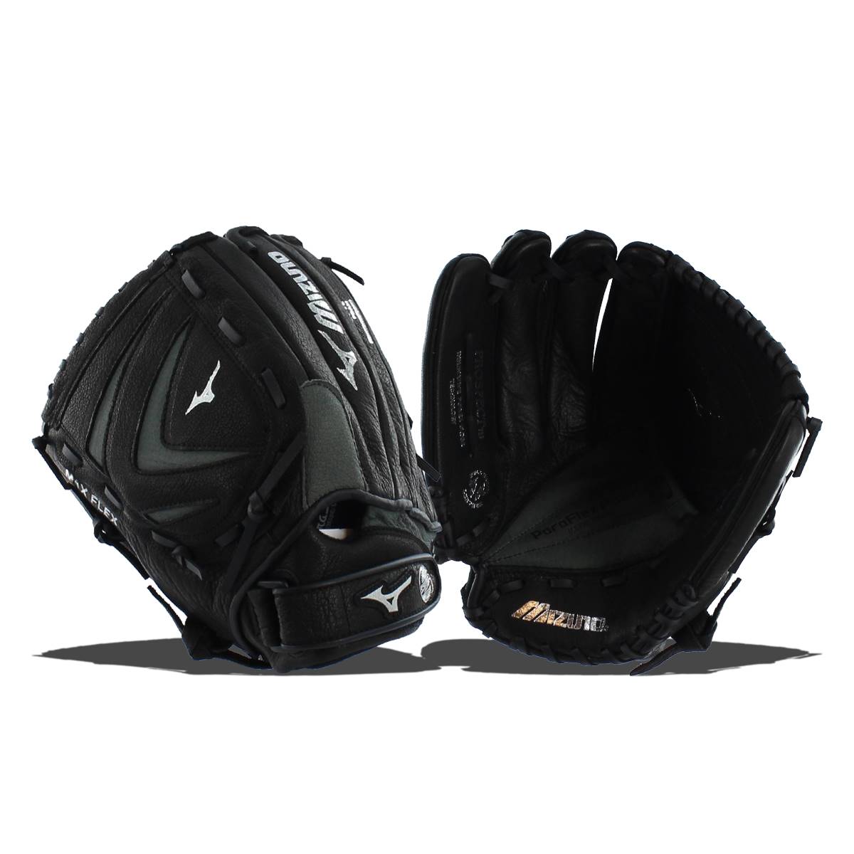 Mizuno Prospect Series Youth Black/Silver Glove: GPT1175Y1: Image #307522