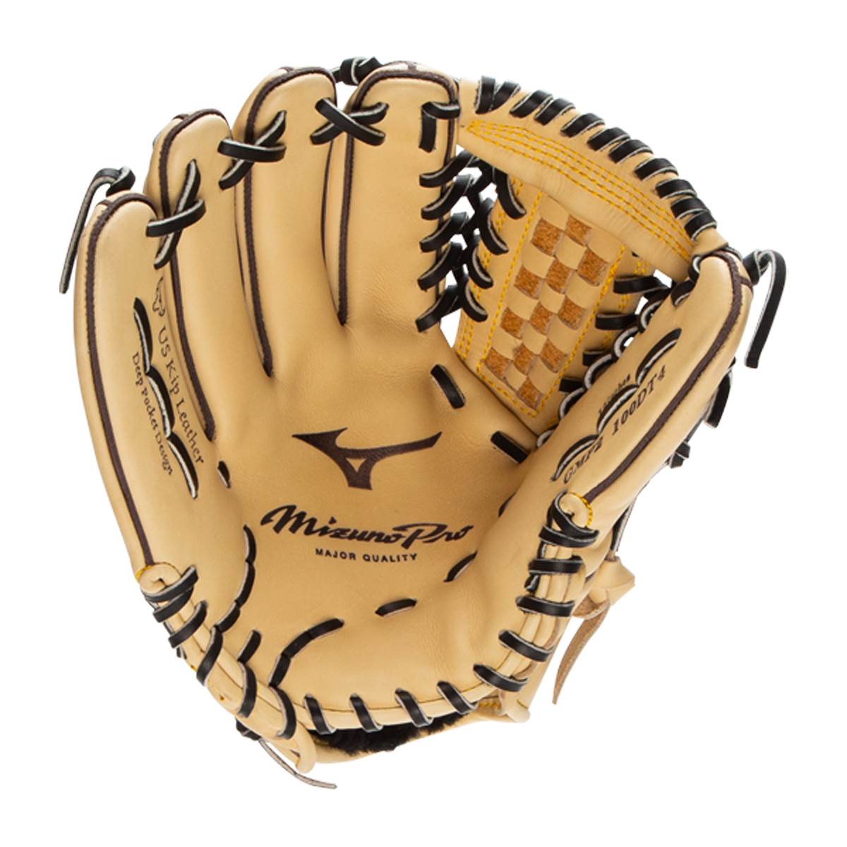 Mizuno Pro 12'' Baseball Glove: GMP2-100DT4 Tan: Image #410186