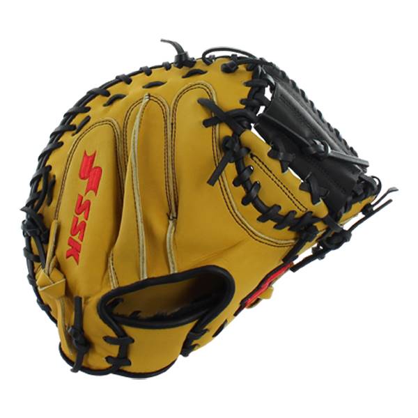 SSK Select Pro Series Tan/Red Baseball Catchers Mitt: S16200CT2P: Image #309653