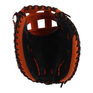 Mizuno MVP Prime SE Fastpitch Catchers Mitt: GXS50PSEF4- Black/Orange: Image #309557