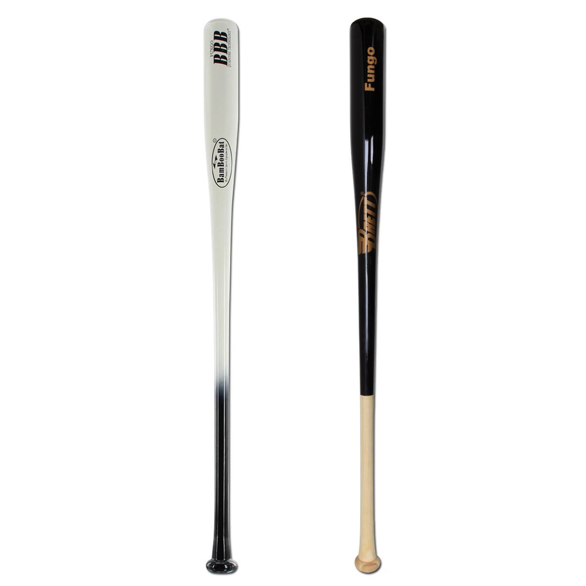 Bat Pack BamBooBat Bamboo and Brett Bros Maple Wood Infield Fungo