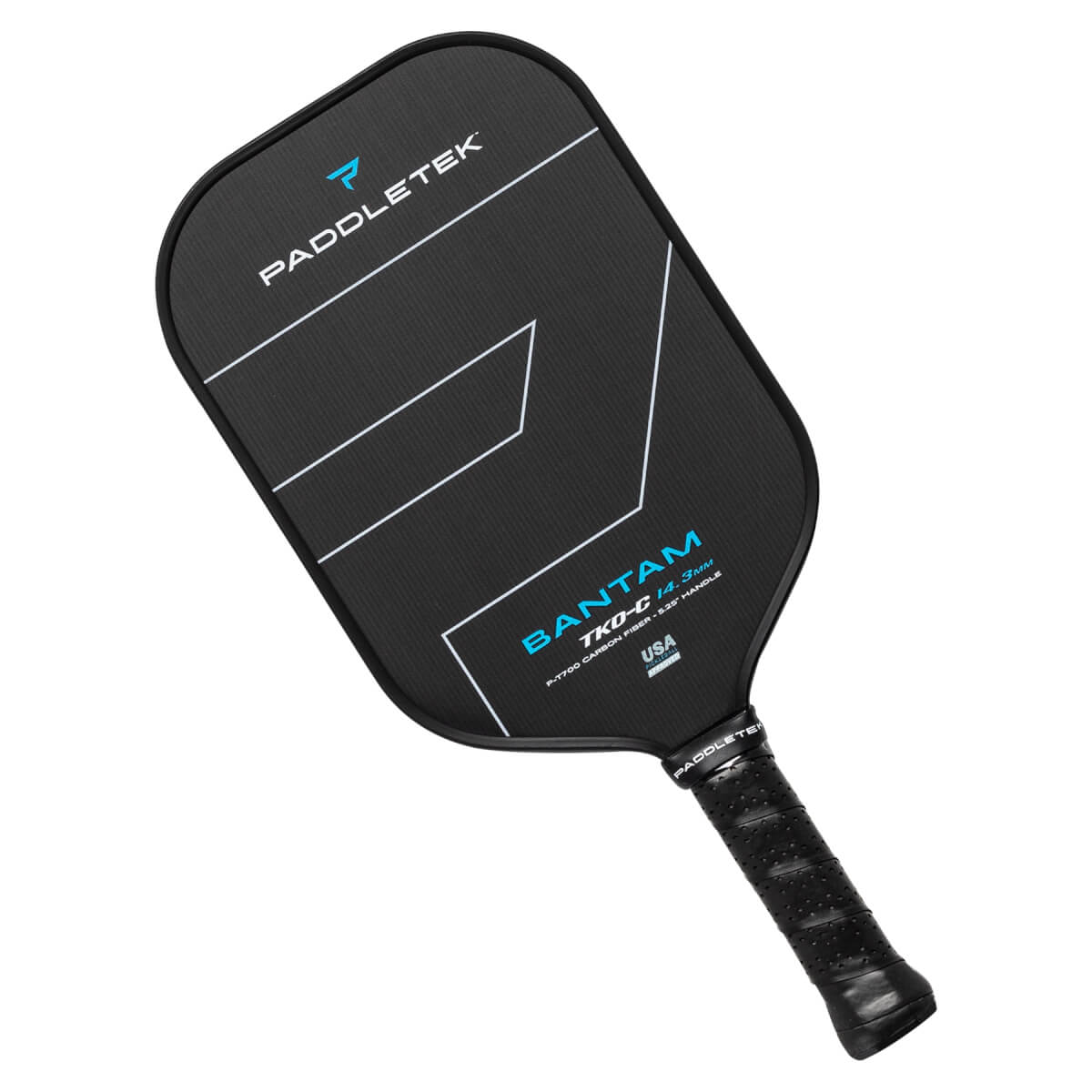 Paddletek Bantam TKO-C 14.3mm Carbon Fiber Pickleball Paddle: Image #442888