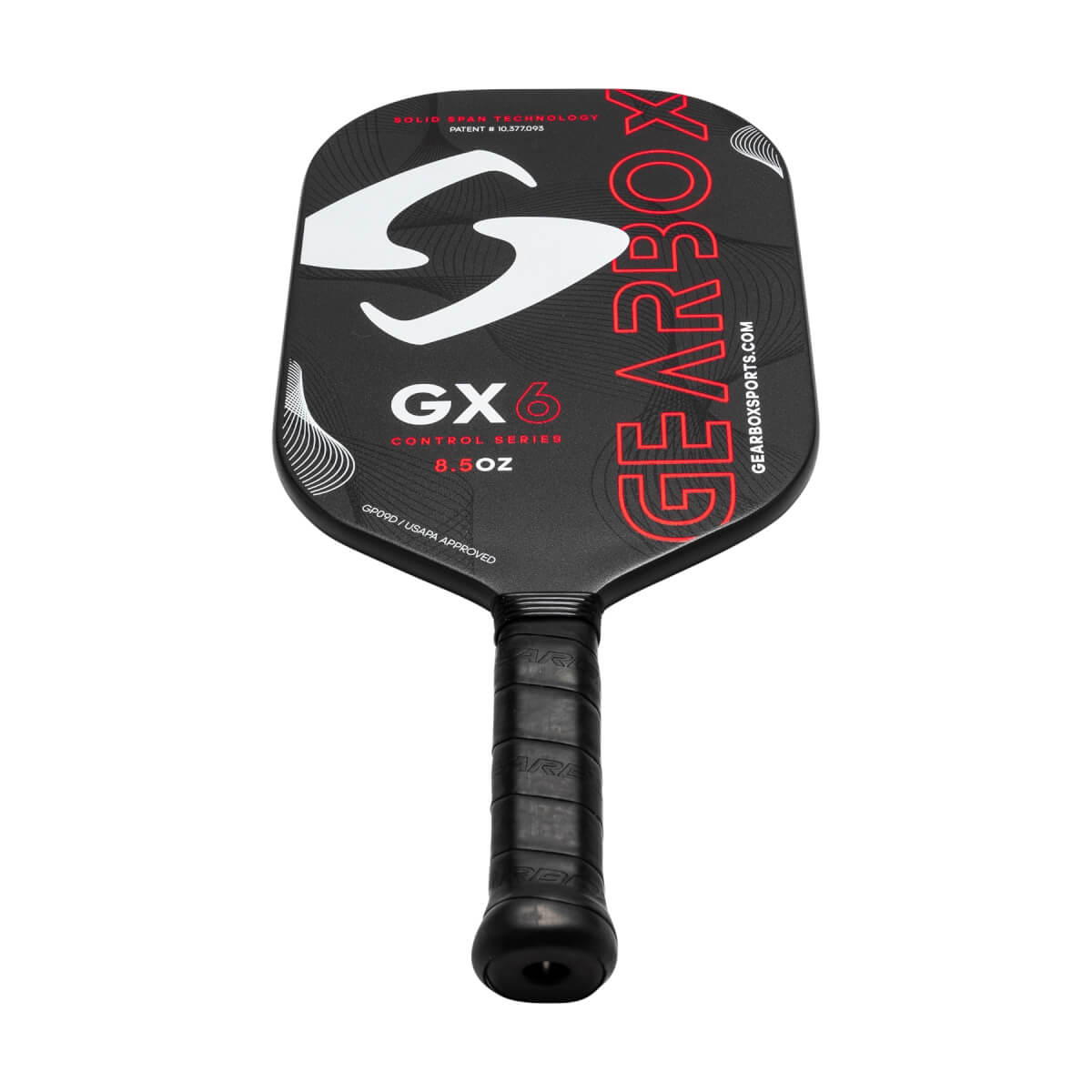 Gearbox GX6 Control Heavyweight Carbon Fiber Pickleball Paddle: Image #424032