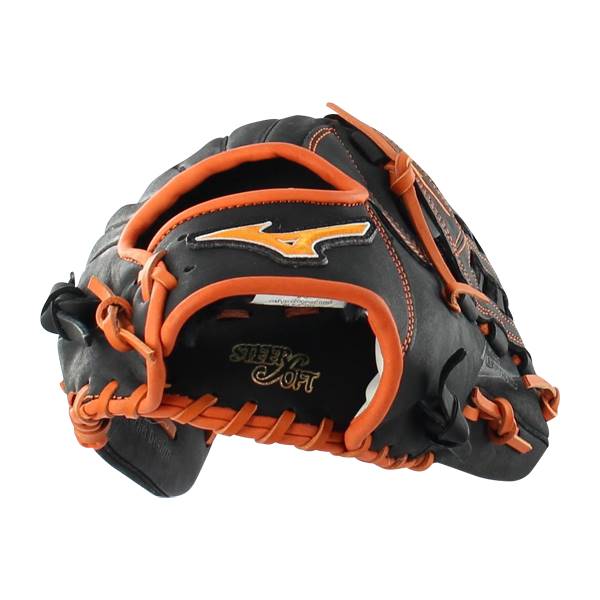 Mizuno MVP Prime SE 12" Baseball Glove: GMVP1200PSE6 Black / Orange: Image #314880