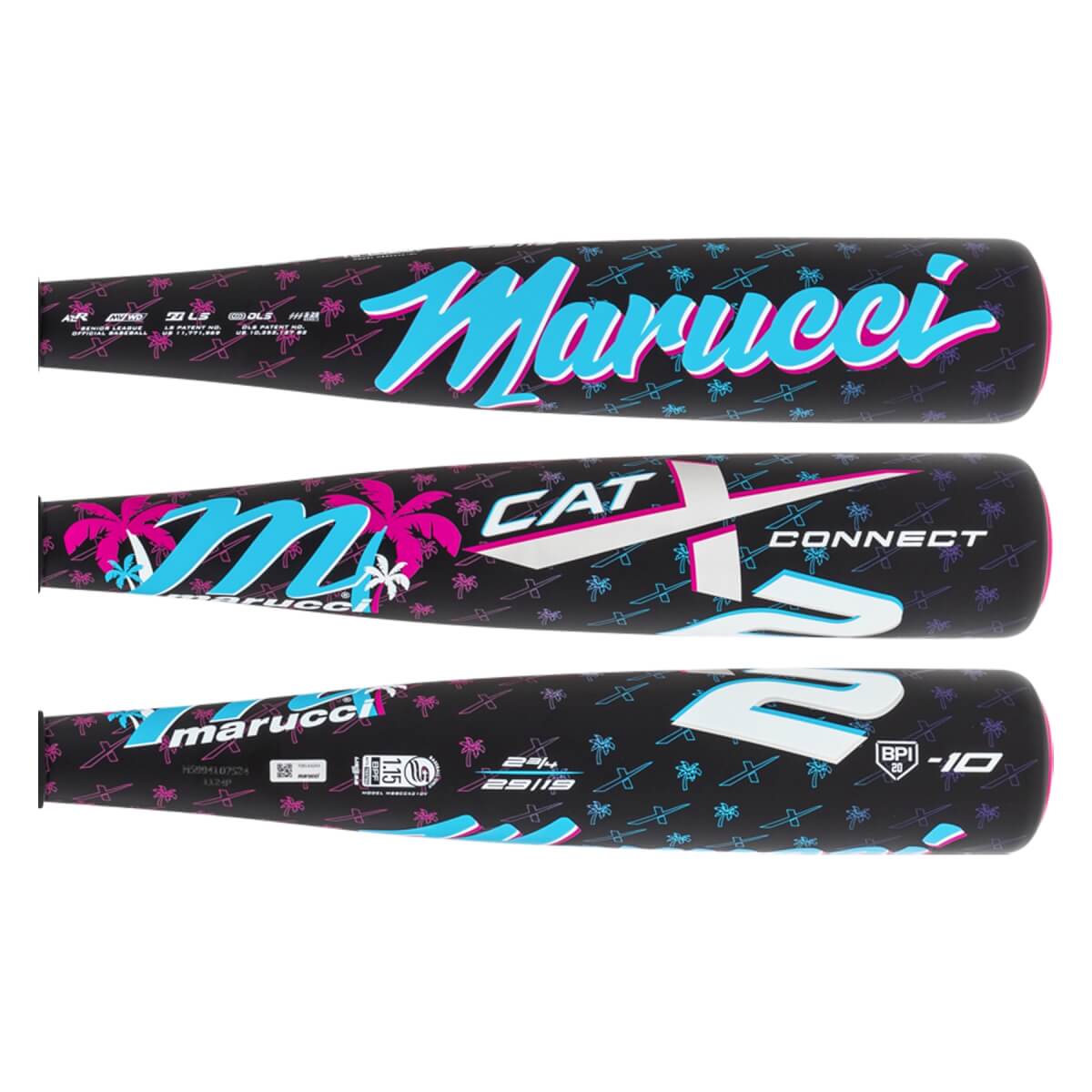 Marucci CATX2 Connect Vice -10 USSSA Baseball Bat: MSBCCX210V: Image #453075