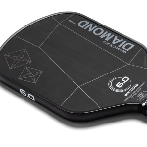 Six Zero Double Black Diamond Control 16mm Carbon Fiber Pickleball Paddle: Image #438067