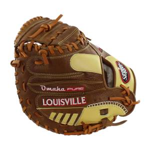 Louisville Slugger Omaha Pure Series Catchers Mitt: FGPRBN6-CTM1: Image #308629