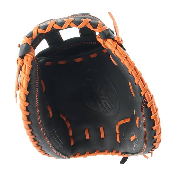 Mizuno MVP Prime SE 34" Fastpitch Softball Catcher's Mitt: GXS50PSE6 Black / Orange: Image #315481