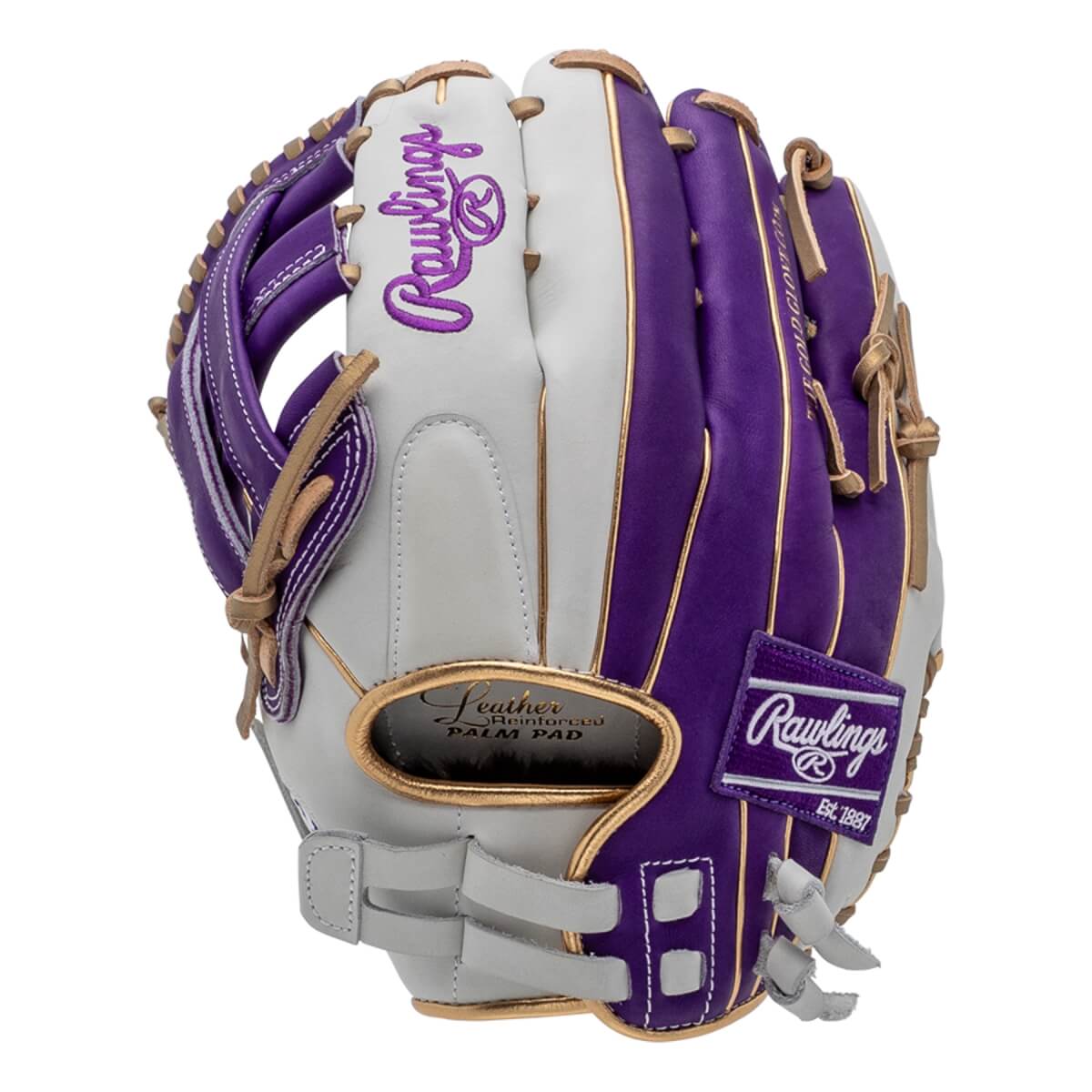 Rawlings Liberty Advanced Color Series 4.0 12.75" Fastpitch Softball Glove: RLA1275-6WPUG: Image #451084