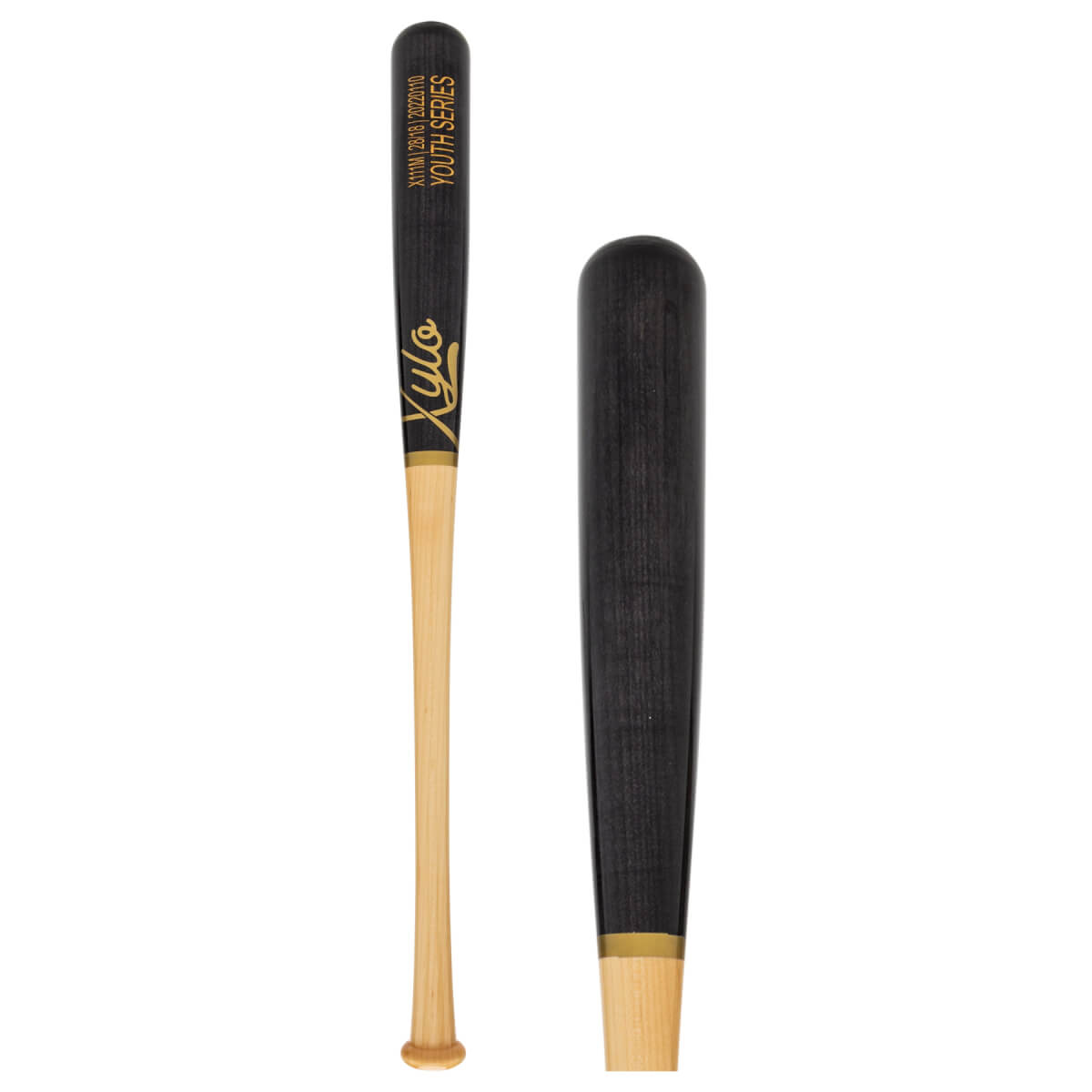 Xylo Youth Series 10 Maple Wood Baseball Bat (X111 Natural/Black