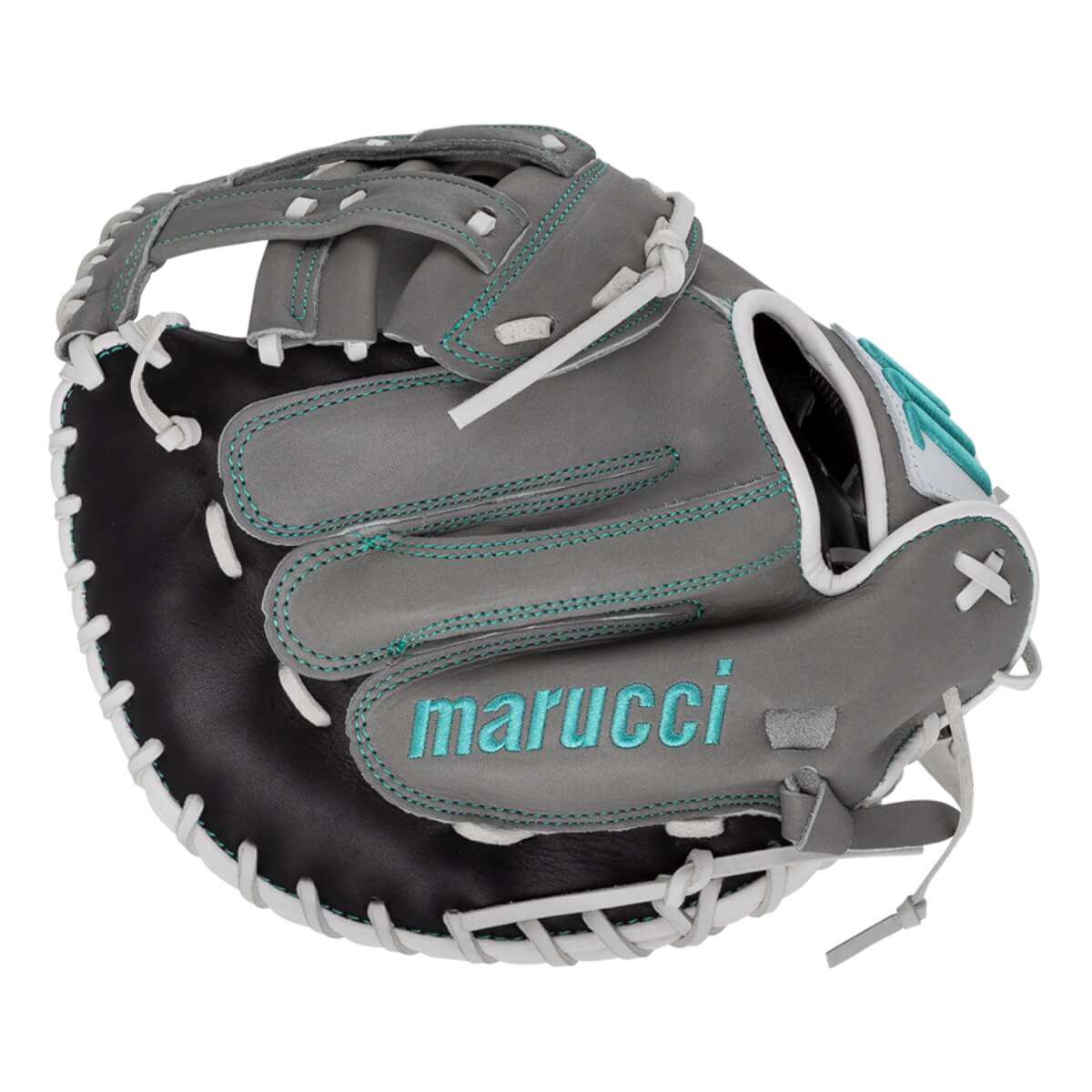 Marucci Palmetto 34" Fastpitch Softball Catcher's Mitt: MFG3PL240C2FP-GY: Image #446426