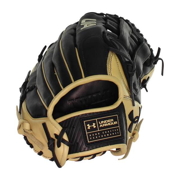 Under Armour Genuine Pro 12.75" Baseball Glove: UAFGGP-1275H Black/Cream: Image #389960