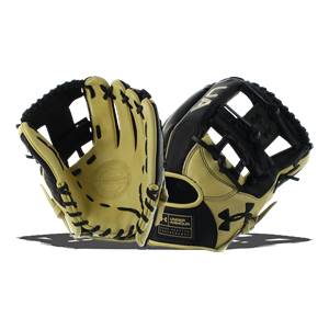 Under Armour Genuine Pro 11.5" Baseball Glove: UAFGGP-1150I Black | Cream: Image #317364