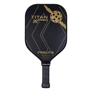 PROLITE Titan Pro Black Diamond Series Middleweight Carbon Fiber Pickleball Paddle: Image #400180
