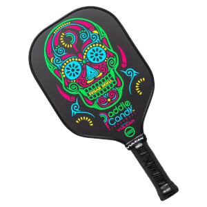 Vulcan Paddle Candy "Sugar Skull" Middleweight Carbon Fiber Pickleball Paddle: Image #431945