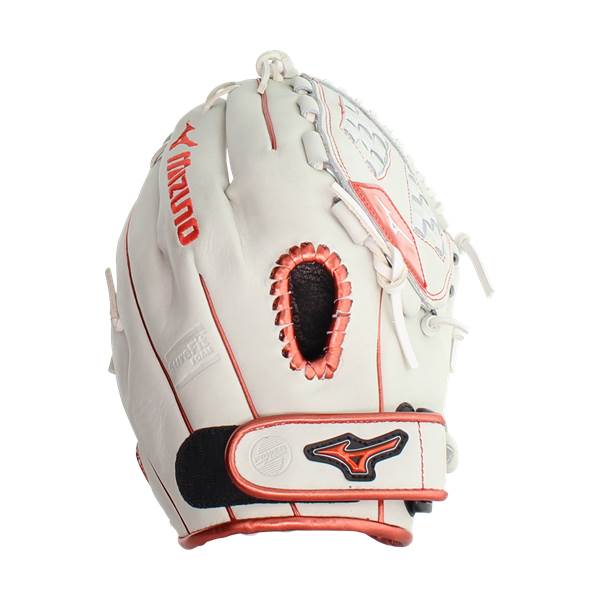 Mizuno MVP Prime SE 12" Fastpitch Softball Glove: GMVP1200PSEF8 White/Red: Image #389104