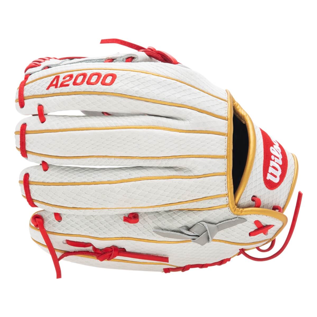 Wilson A2000 SnakeSkin KS7 Kelsey Stewart 12" Fastpitch Softball Glove: WTA20RF20KS7GM: Image #420967