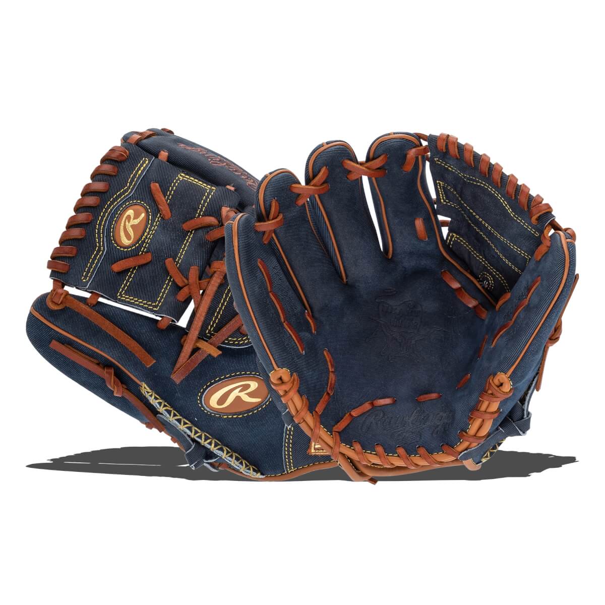 Rawlings Heart of the Hide Pro Label Denim 11.75" Baseball Glove: PRO205W-9D: Image #448777