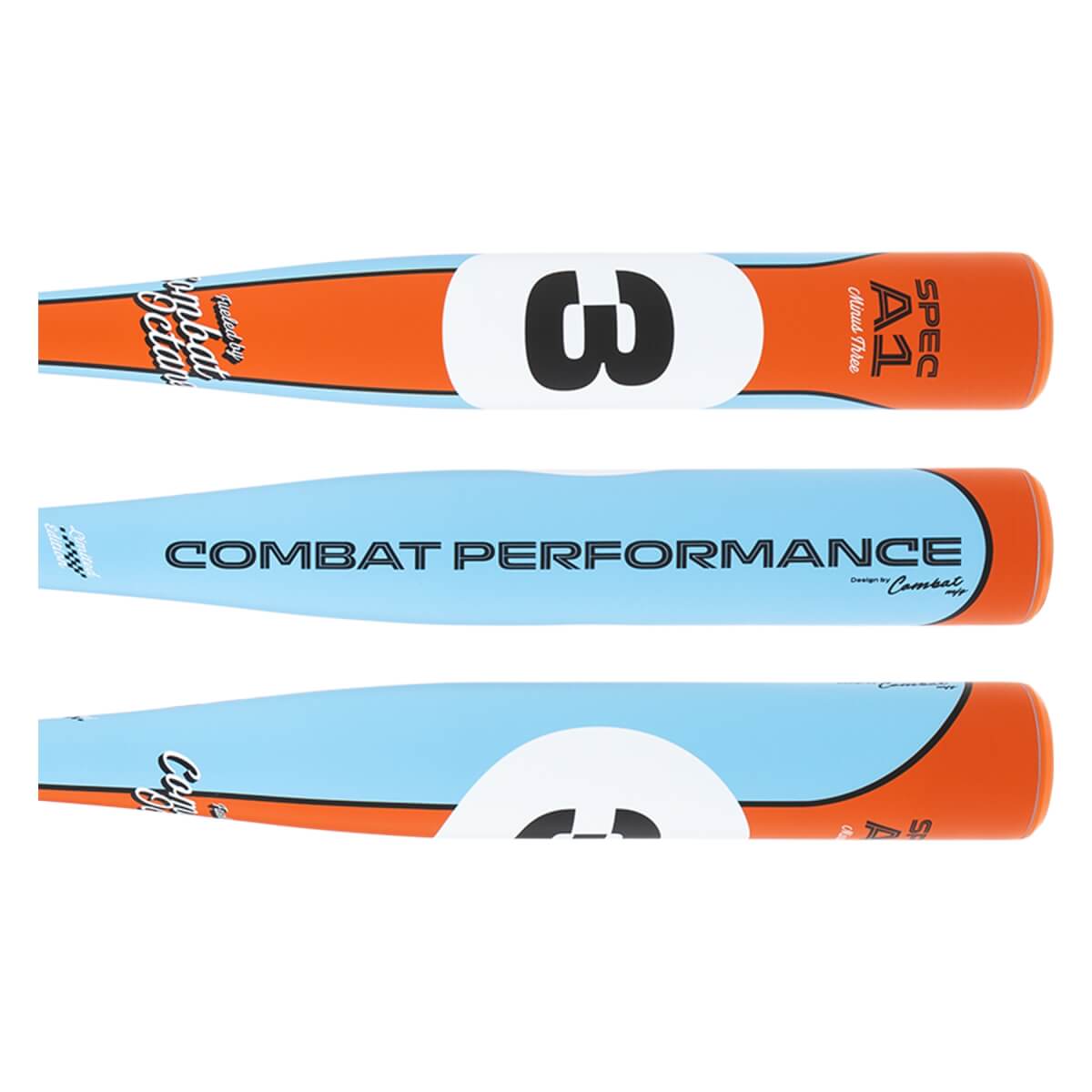 COMBAT MFG Spec A1 Gulf Racer BBCOR Baseball Bat: CBB6GLFB3: Image #463283