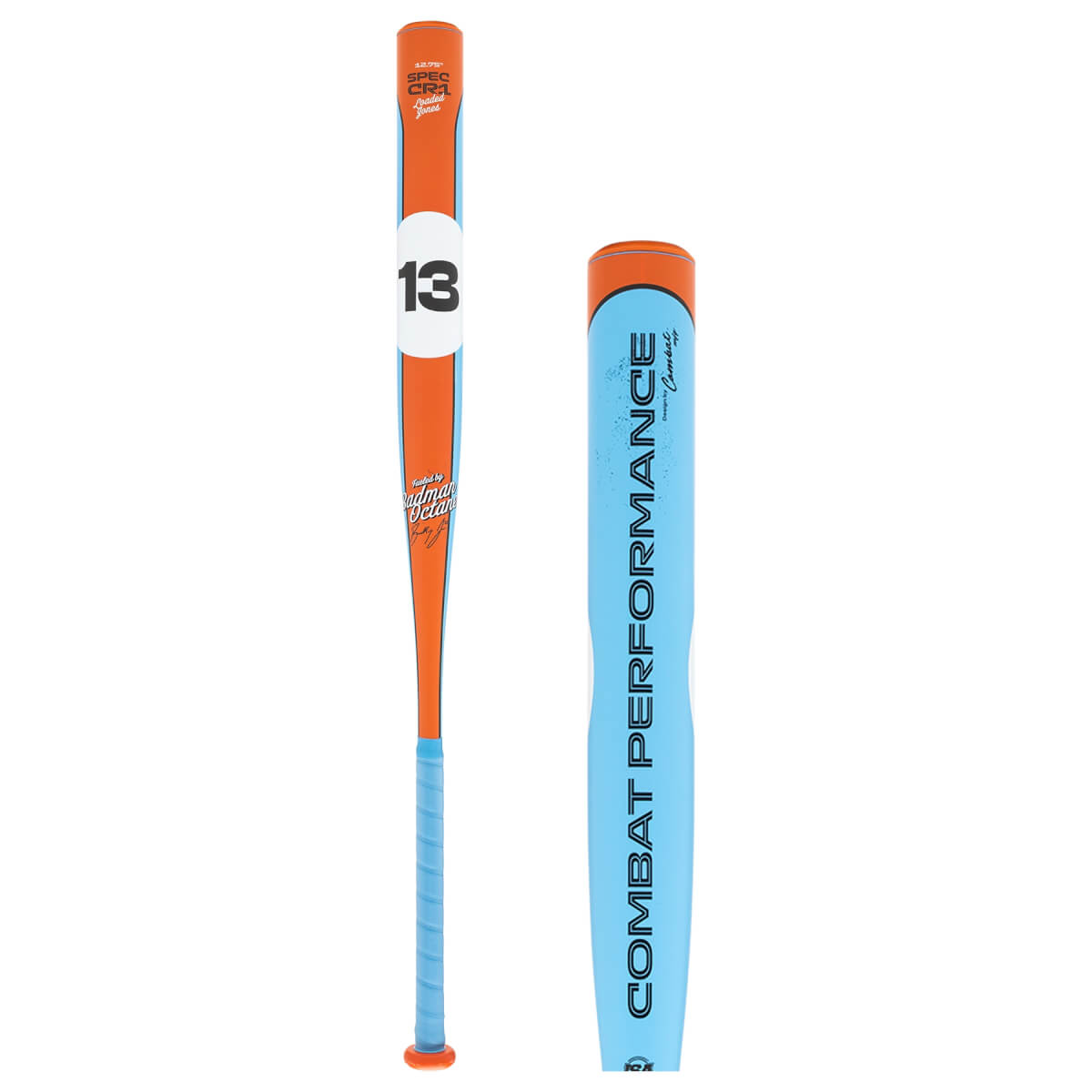 COMBAT MFG Spec CR-1 Gulf Racer Bradley Jones 12.75'' Loaded USSSA Slow Pitch Softball Bat: CSU5GULF1L: Image #466895