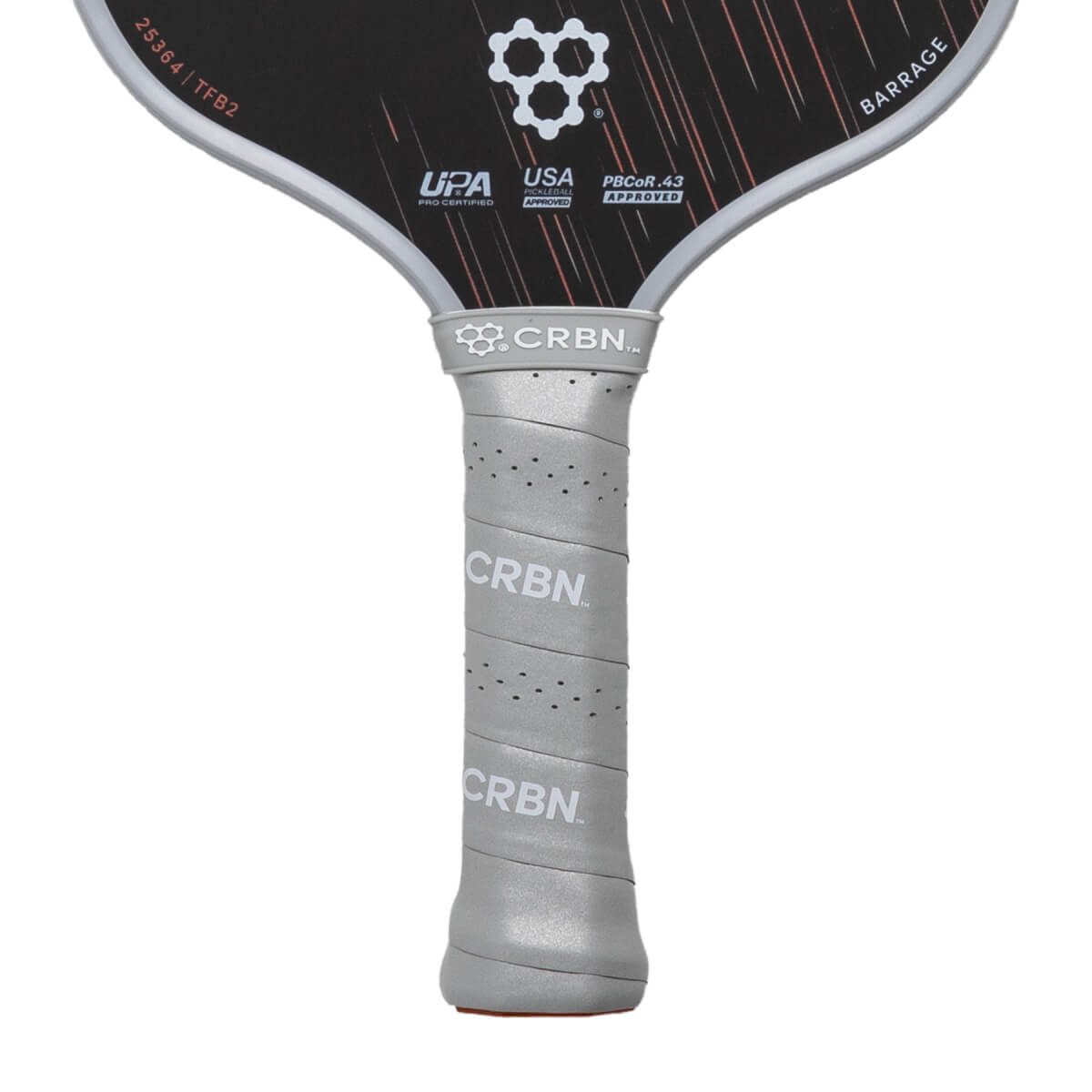 CRBN² TruFoam Barrage Carbon Fiber Pickleball Paddle | JustPaddles.com