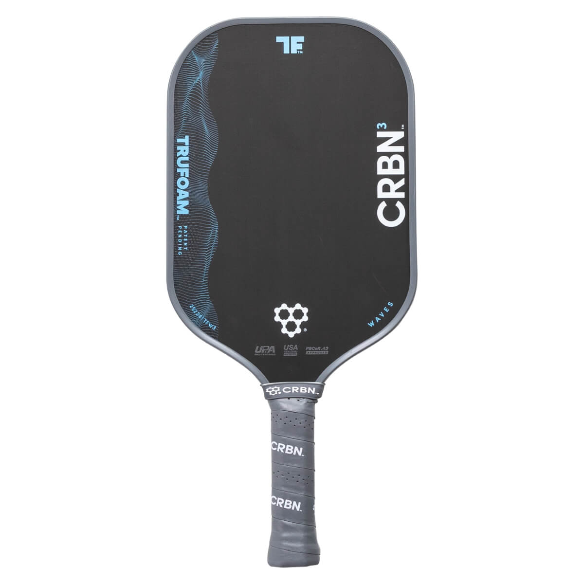CRBN³ TruFoam Waves Carbon Fiber Pickleball Paddle: Image #462441