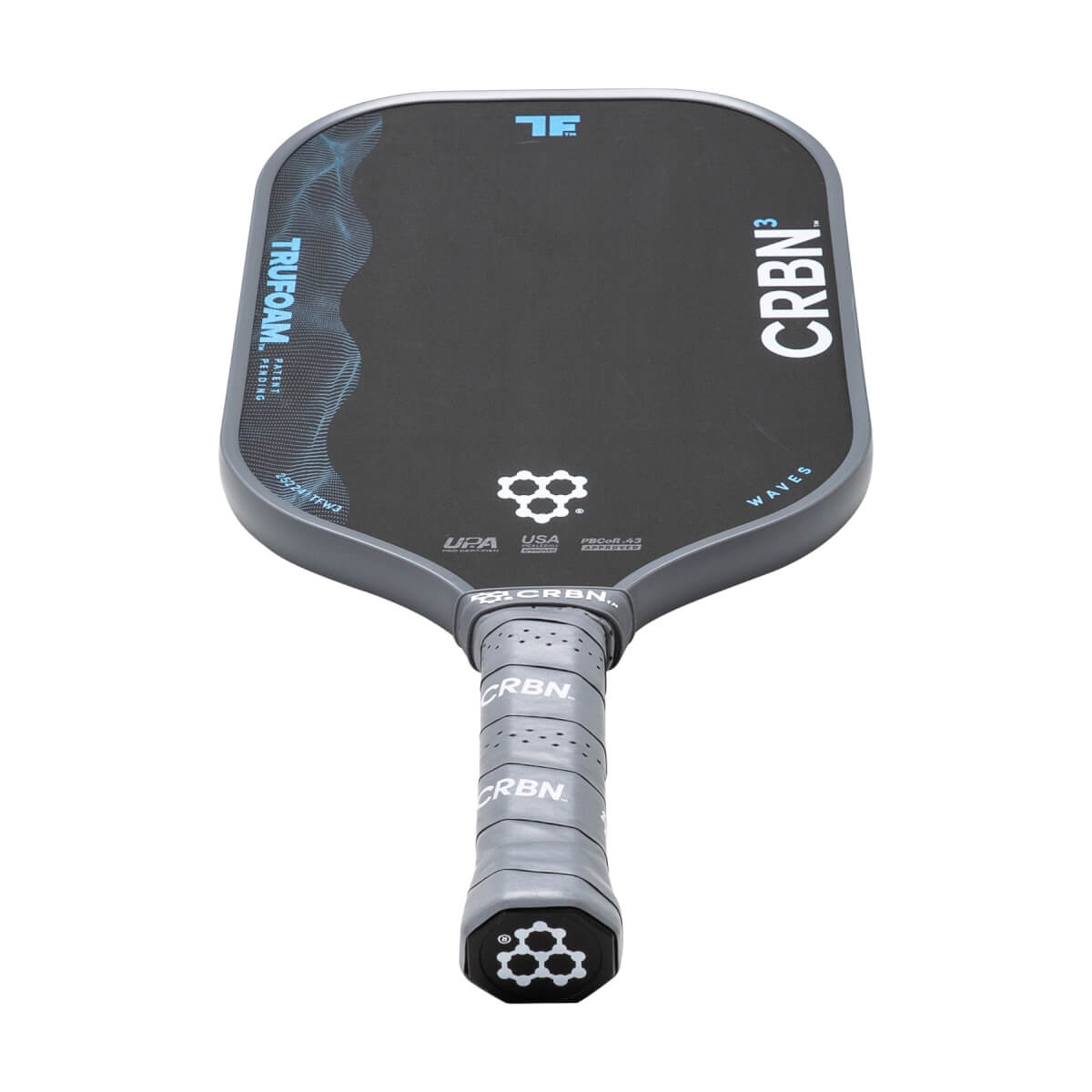 CRBN³ TruFoam Waves Carbon Fiber Pickleball Paddle: Image #462443