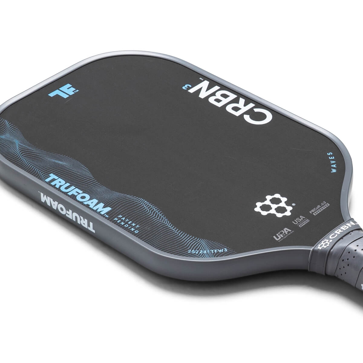 CRBN³ TruFoam Waves Carbon Fiber Pickleball Paddle: Image #462444