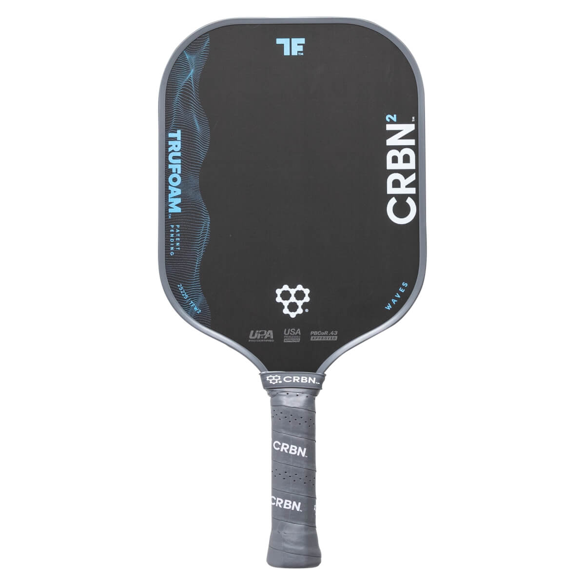 CRBN² TruFoam Waves Carbon Fiber Pickleball Paddle: Image #462447
