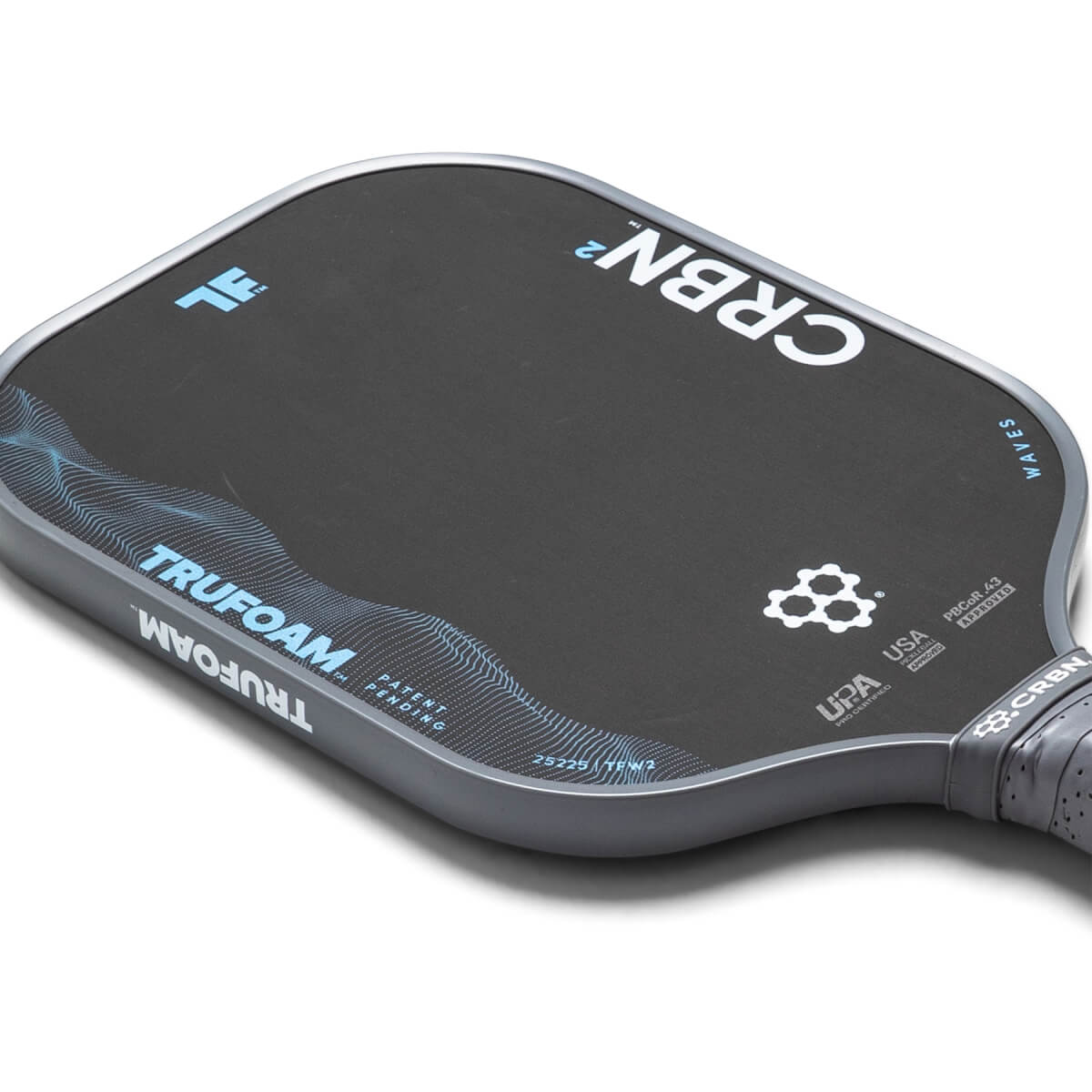 CRBN² TruFoam Waves Carbon Fiber Pickleball Paddle: Image #462450