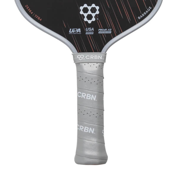 CRBN4 TruFoam Barrage Carbon Fiber Pickleball Paddle | JustPaddles.com