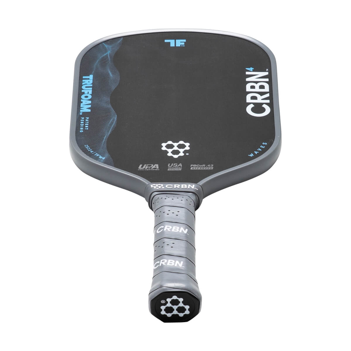CRBN⁴ TruFoam Waves Carbon Fiber Pickleball Paddle: Image #462437