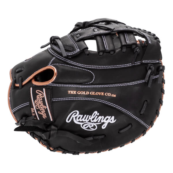 Rawlings R9 12.5" Fastpitch Softball First Base Mitt: RR9SBFBM-17B: Image #447621