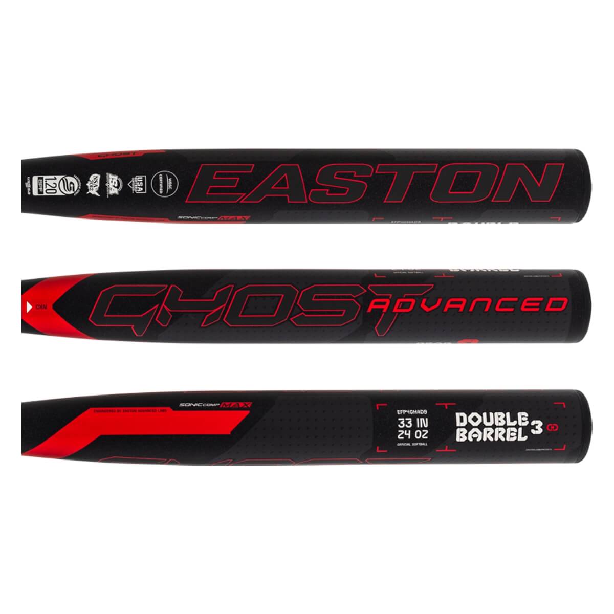 Easton Ghost Advanced -9 Fastpitch Softball Bat: EFP4GHAD9: Image #440920