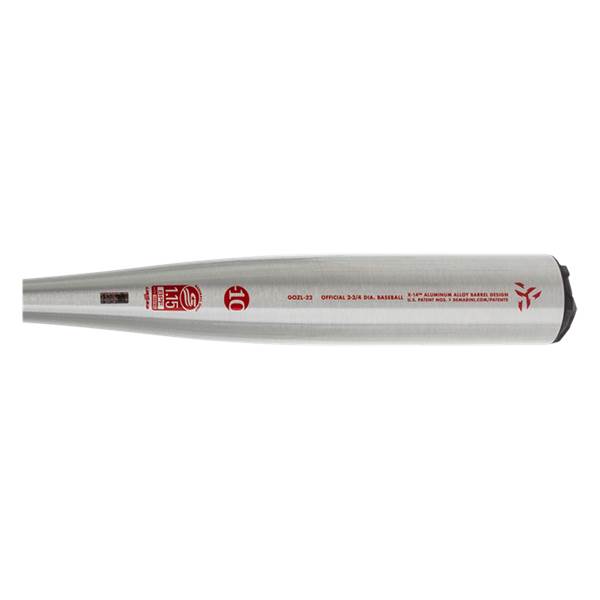 Batte De Baseball DeMarini The Goods 2022 - Une Pièce, USSSA, Jeunes, Argent Et Rouge