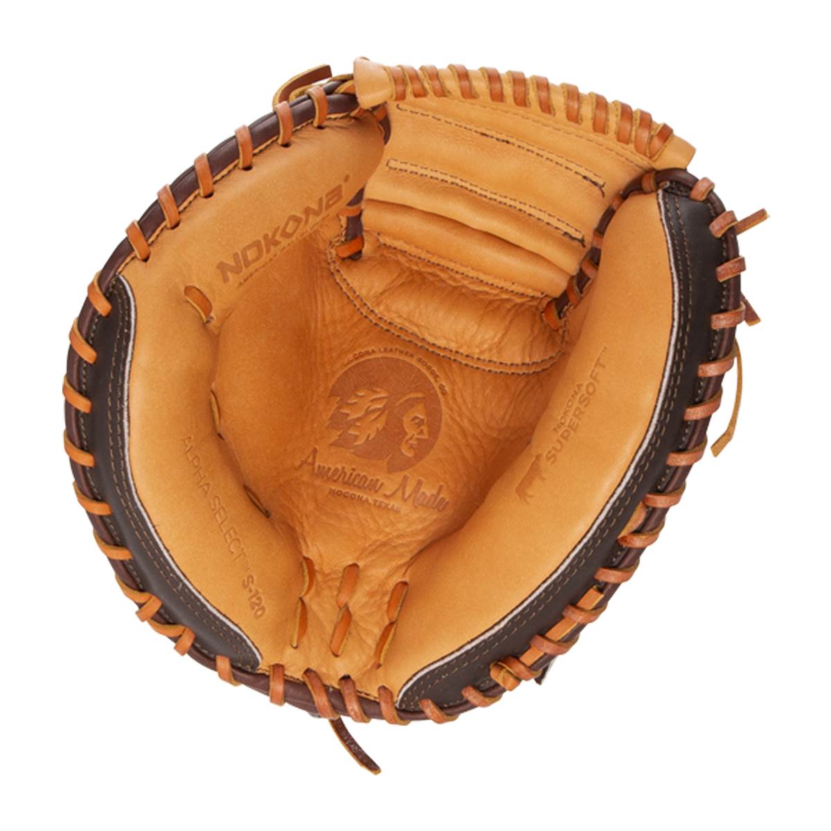 Nokona Alpha 30" Youth Catcher's Mitt: S-120C: Image #412480
