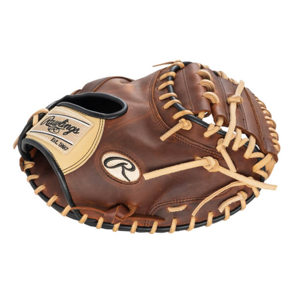 Rawlings Heart of the Hide R2G 33" Baseball Catcher's Mitt: PRORCM33-23TIC: Image #423386