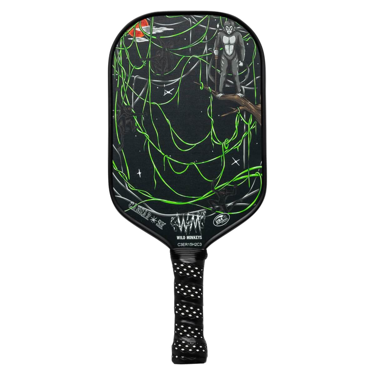 Wild Monkeys Caesar 3K Carbon Fiber Pickleball Paddle: Image #432942