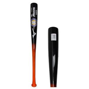 Mizuno Classic Bamboo Wood Baseball Bat MZB110 Black/Orange