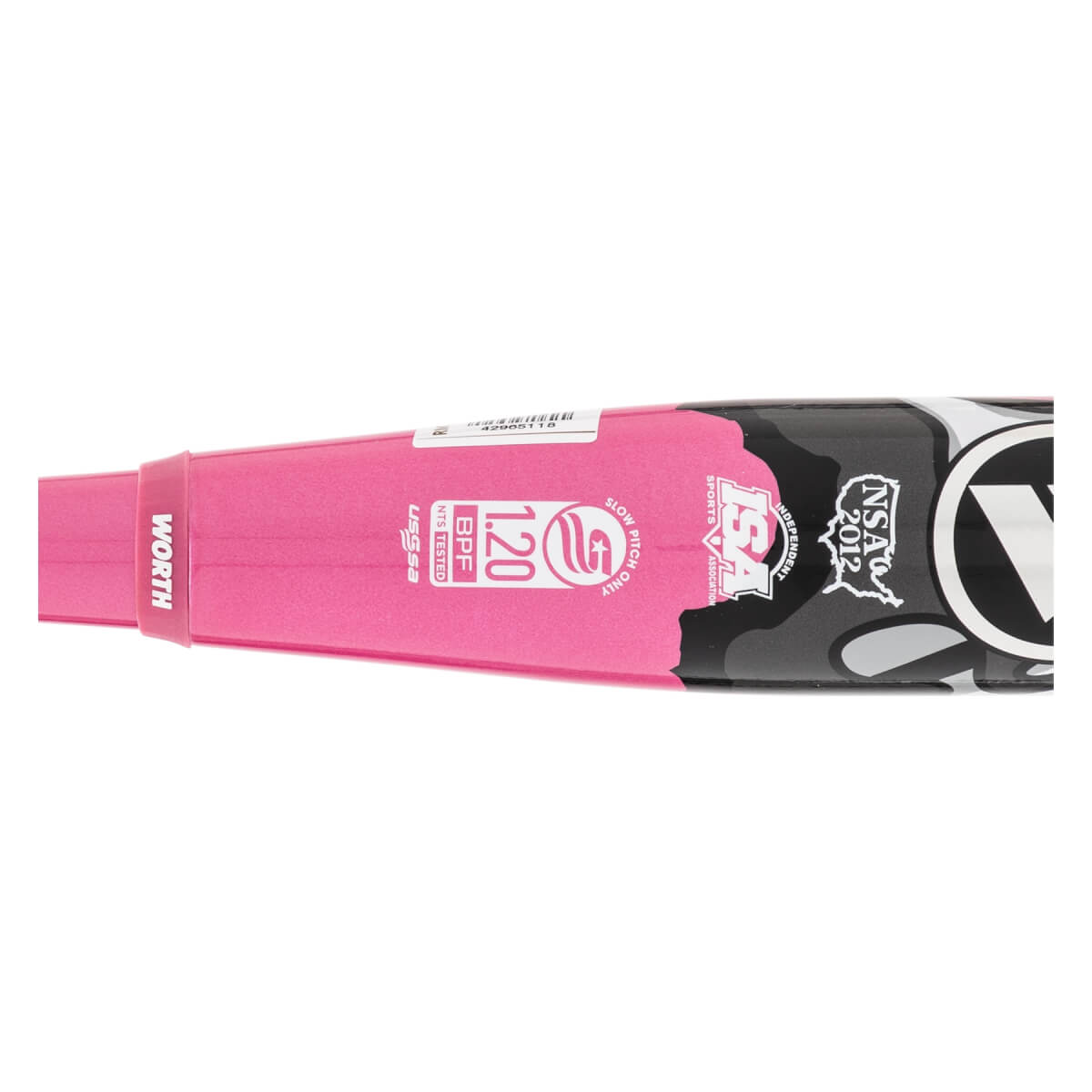 Worth Bedlam 13.5" Balanced USSSA Slow Pitch Softball Bat: WSU5PMBB: Image #454133