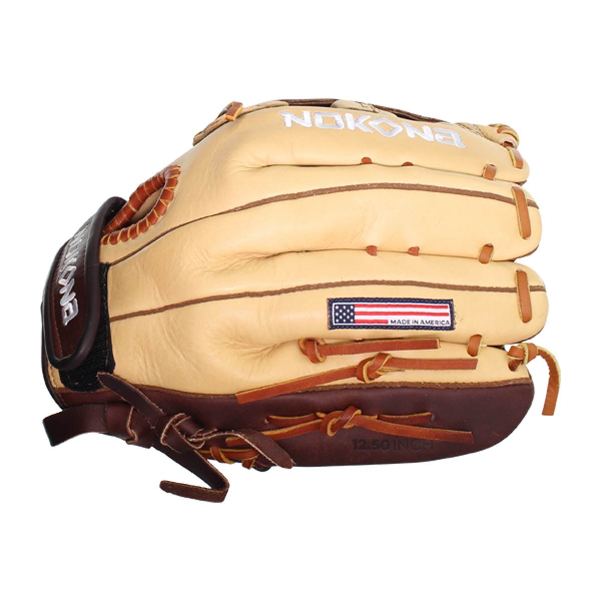Nokona Alpha 12.5" Fastpitch Softball Glove: S-V1250H: Image #386914