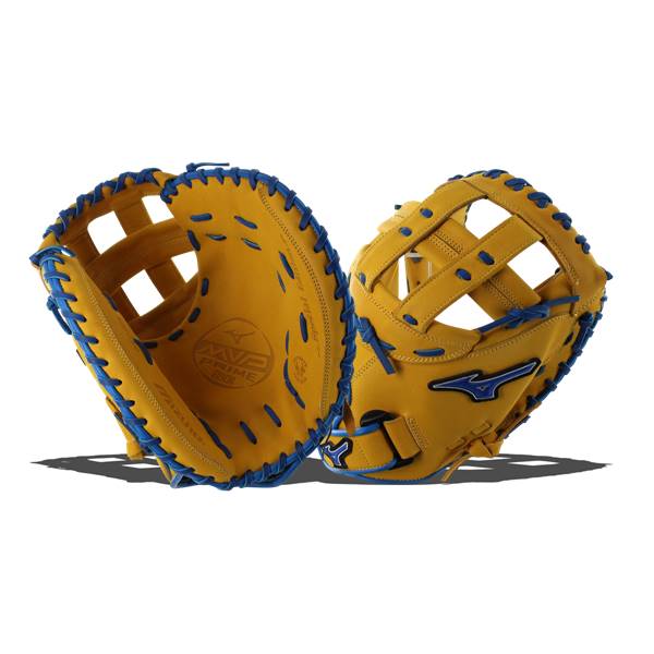 Mizuno MVP Prime SE 34" Fastpitch Softball Catcher's Mitt: GXS50PSE6 Cork / Royal: Image #315469
